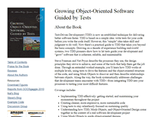 Tablet Screenshot of growing-object-oriented-software.com